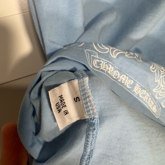 CHROME HEARTS VINTAGE LIGHT BLUE SIZE S - Picture 3 of 6